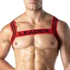 Harnais élastique LOADED Noir-Rouge S