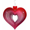 Spin-Art Spinners - Mobile à vent coeur rouge Petit modèle