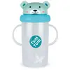 TUM TUM Tasse antifuite avec paille lestée Ours Bleu (300 ml)