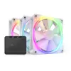 NZXT Nzxt F120 Rgb Triple Wh 120x120x26 Rf-r12tf-w1