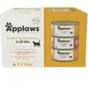 12x156g Applaws lot mixte au poulet - Pâtée pour chat