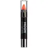 Merkloos / Sans marque Moon Glow Bâton de peinture UV néon, pastel corporel pour le visage et le corps, Orange Intense