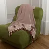 Febronie Plaid coton tomette 130x170