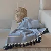 Febronie - Plaid Stockholm bleu marine 160x250 cm