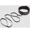 Bondage Boutique Collier et Laisse Black Rose