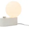 Tala lampe à poser Alumina, Globe, dim-to-warm, blanc craie