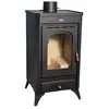 Poêle à bois Prity SR   114 kW Noir Graphite Classe A Design Compact