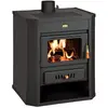 Poêle à bois Prity WD   159 kW Noir Graphite Classe A Design Robuste