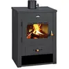 Poêle à bois Prity K13   121 kW Noir Graphite Classe A Design Robuste
