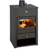 Poêle à bois Prity K2   10,4 kW, Noir Graphite, Classe A, Design Compa...