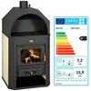 Poêle PRITY W17 23,1 kW - Chauffage central - Échangeur d’eau