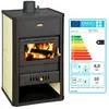 Poêle PRITY S1 W10 13,3 kW - Chauffage central - Échangeur d’eau