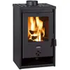 Poêle à bois Prity K1 D   93 kW Classe A+ Noir Graphite Design Compact