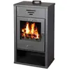 V05 - Poêle à Bois avec Thermocheminée Triumph b - 15 kW Chauffage à E...