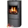 Poêle à bois V05 Opal Lux-W   515 kW   Design courbé et contemporain  ...