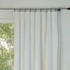 Febronie Rideau panneau toile de coton blanc / sable 140x260