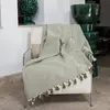 Febronie Plaid coton vert olive 160x250