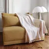 Febronie Plaid coton taupe clair 160x250