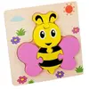 Puzzle 3d en bois abeille pour enfants _ Multicolore