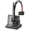 Plantronics bluetooth dect headset savi mono skype for business zertifiziert noir