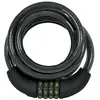 Oxford LK204 Combi Lock, fumé, 1,5 m x 12 mm