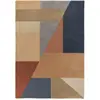 Flair Rugs Tapis géométrique design en laine multicolore 200x290