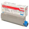 Freecolor OKI cartouche de toner d'origine cyan 5000 pages pour C5800/C5900
