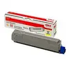 MM OKI cartouche de toner d'origine jaune 6000 pages pour C8600/C8800