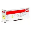 OKI cartouche de toner d'origine jaune 7300 pages pour C822