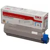 Cartouche toner oki 46443103 haute capacité compatible c833/843 - cyan
