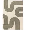 Tapis moderne tufté main en laine  Vert 160x230 cm