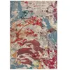 Tapis tissé plat moderne  Rouge 120x170 cm