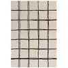 Novatrend Tapis de salon en laine blanc 160x230 cm