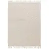 Novatrend Tapis de salon en laine blanc 120x170 cm