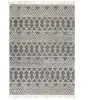 Novatrend Tapis de salon en laine noir 120x170 cm