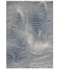 Novatrend Tapis de salon design bleu 160x230 cm