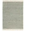 Novatrend Tapis de salon en jute vert 200x290 cm