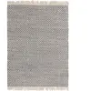 Novatrend Tapis de salon en jute gris 120x170 cm
