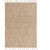 Novatrend Tapis de salon en laine marron clair 120x170 cm