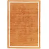 Tapis de salon moderne en laine orange 160x230 cm