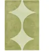 Tapis moderne tufté main en laine  Vert 120x170 cm