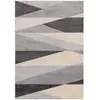 Novatrend Tapis de salon moderne gris 120x170 cm