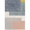 Novatrend Tapis de salon moderne bleu 120x170 cm