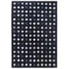 Novatrend Tapis de salon moderne pure laine bleu 120x170 cm
