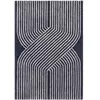 Tapis moderne tufté main en laine  Bleu 120x170 cm