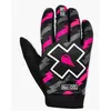 Muc-Off Gants VTT Motifs Éclairs, Très Petits Vélo Unisexe, Noir/Rose
