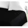 LOVELY HOME Drap Plat 100% coton 240x300 cm noir