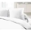 LOVELY HOME Lot de 2 Taies d'Oreillers 100% coton 63x63 cm blanc
