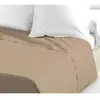 LOVELY HOME Drap Plat 100% coton 180x290 cm beige