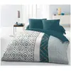Home Linge Passion Parure DE Couette 220x240 Ethno Bleu Canard